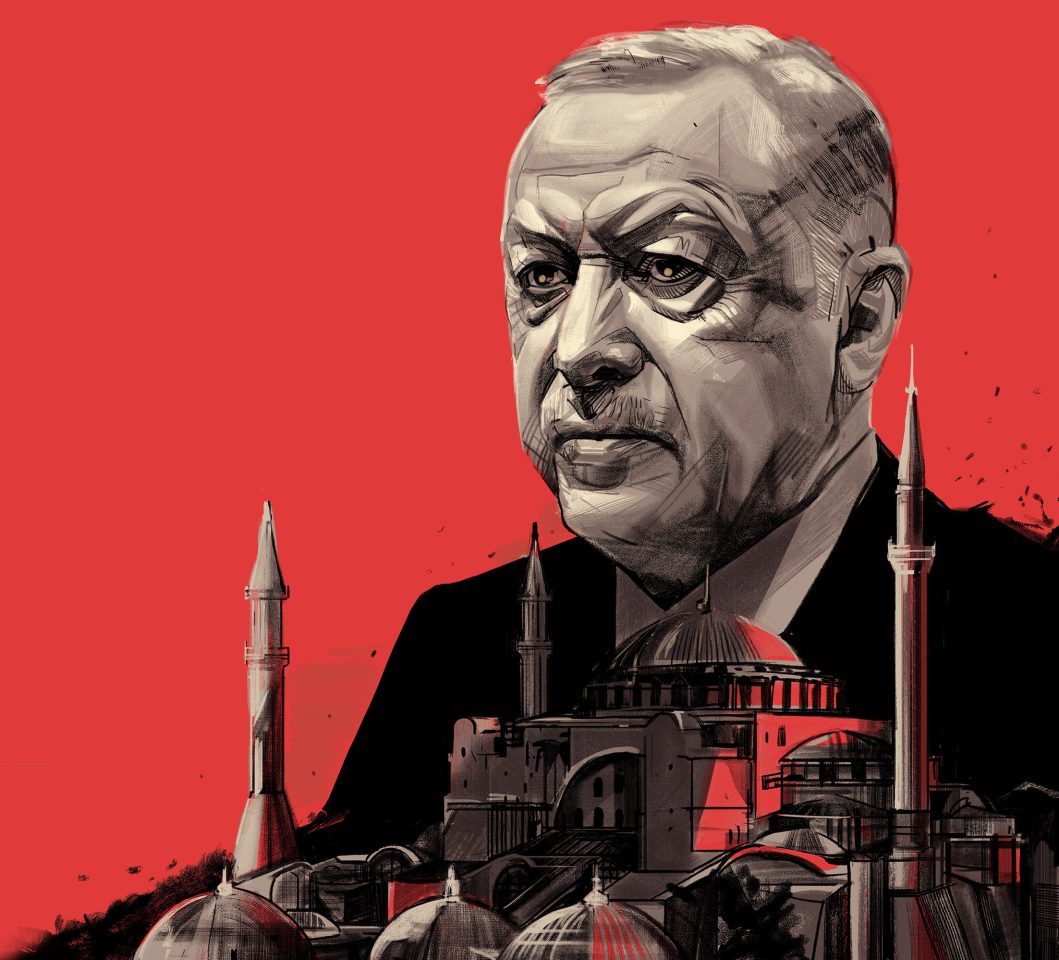 Illustration von Erdogan
