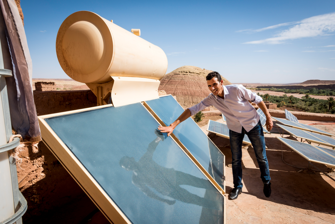 Solarpanele in Marokko