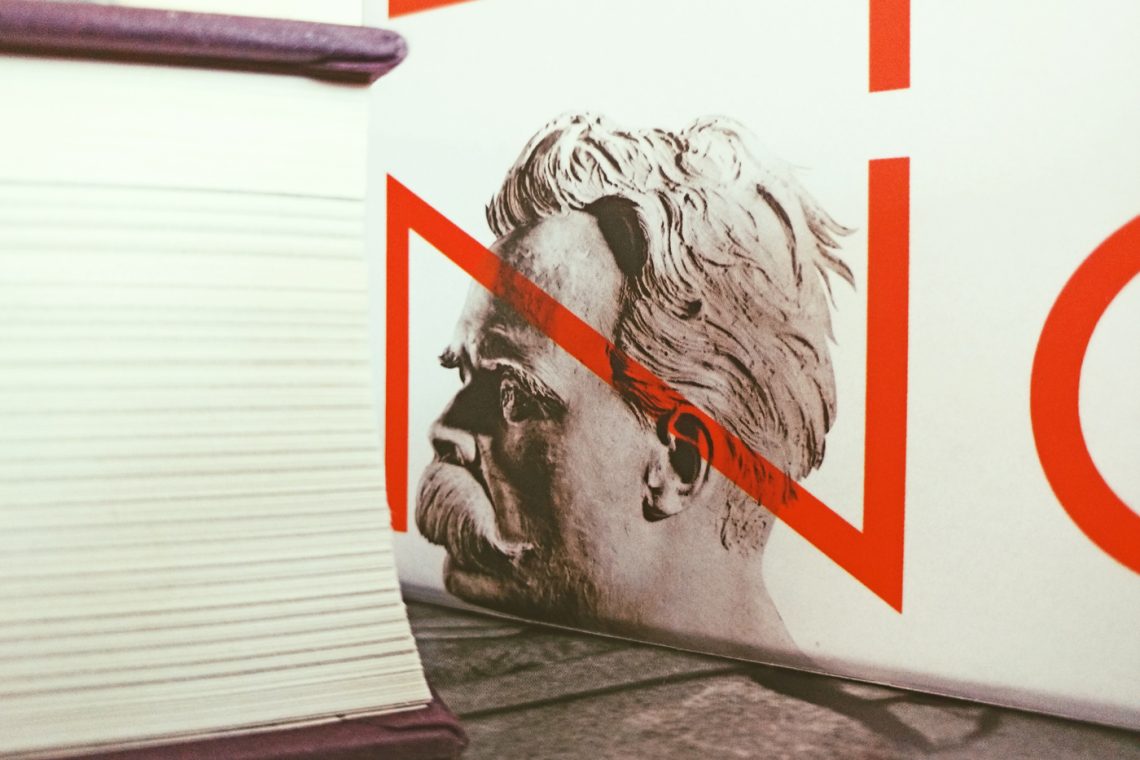 Foto einer Ausstellung zu Nietzsche