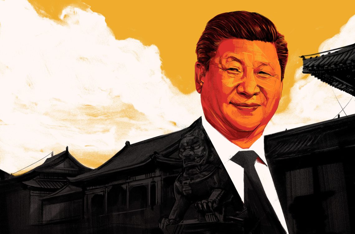 Illustration von Xi Jinping