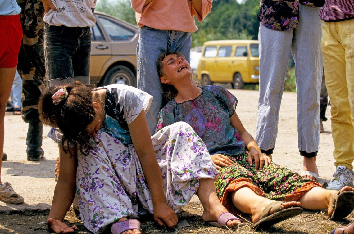 Geflüchtete aus Srebrenica, 1995