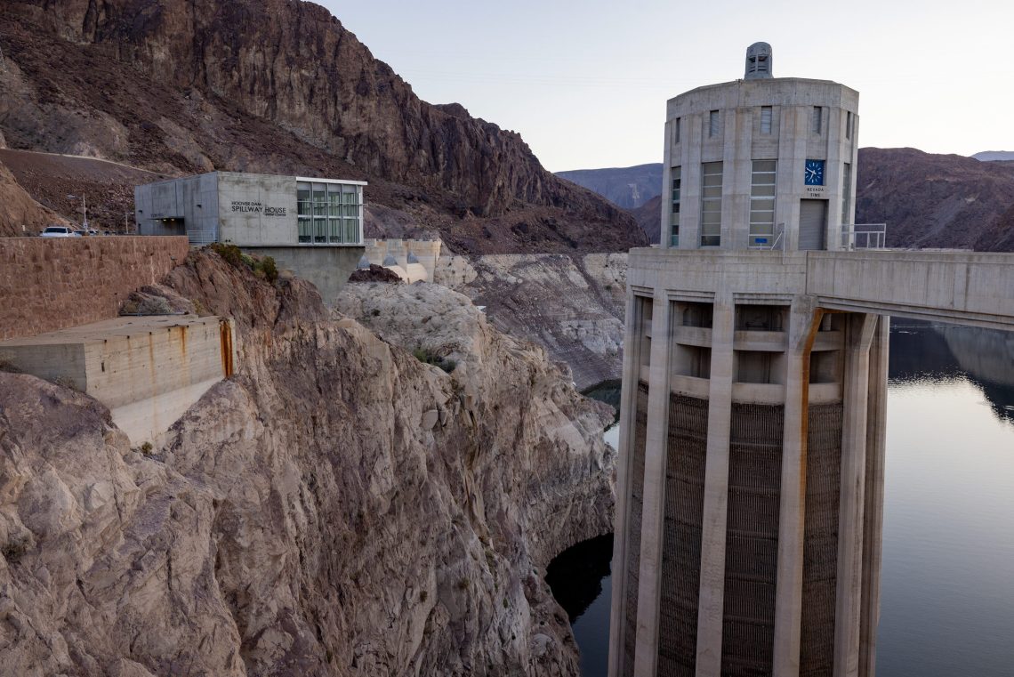 Foto der Speicher-Infrastruktur des Hoover Dam.