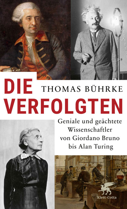 Cover des Buchs von Thomas Bührke, Die Verfolgten. Das Cover illustriert Buchtipps Wissenschaft und Geschichte.