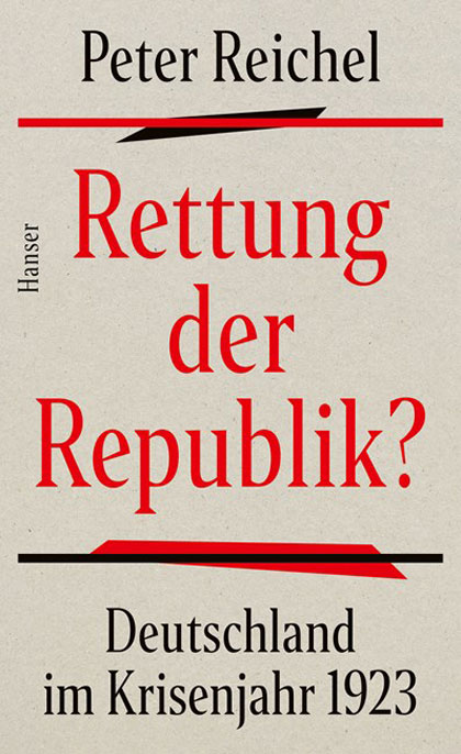 Cover des Buchs von Peter Reichel, Rettung der Republik?