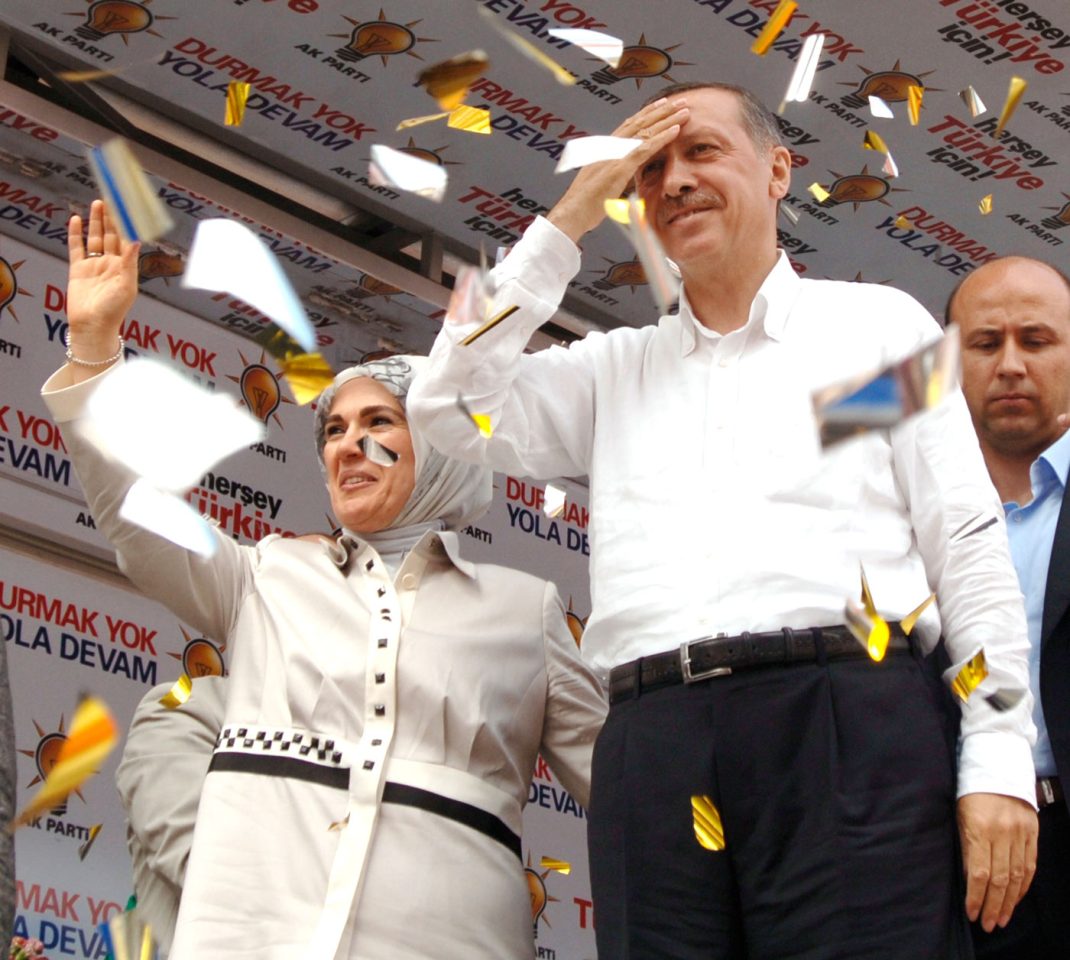 Erdogan und seine Ehefrau Emine