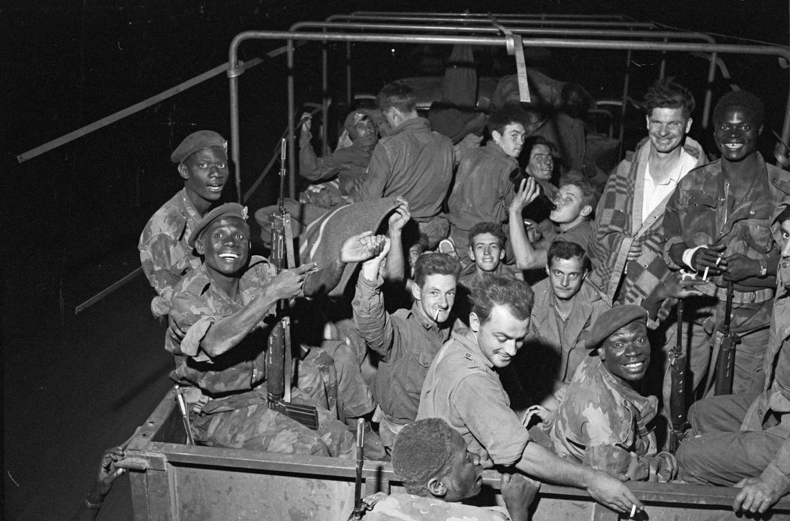 Katanga, 1961: Söldner im Sezessionskrieg von Katanga in der ehemaligen Kolonie Belgisch-Kongo.