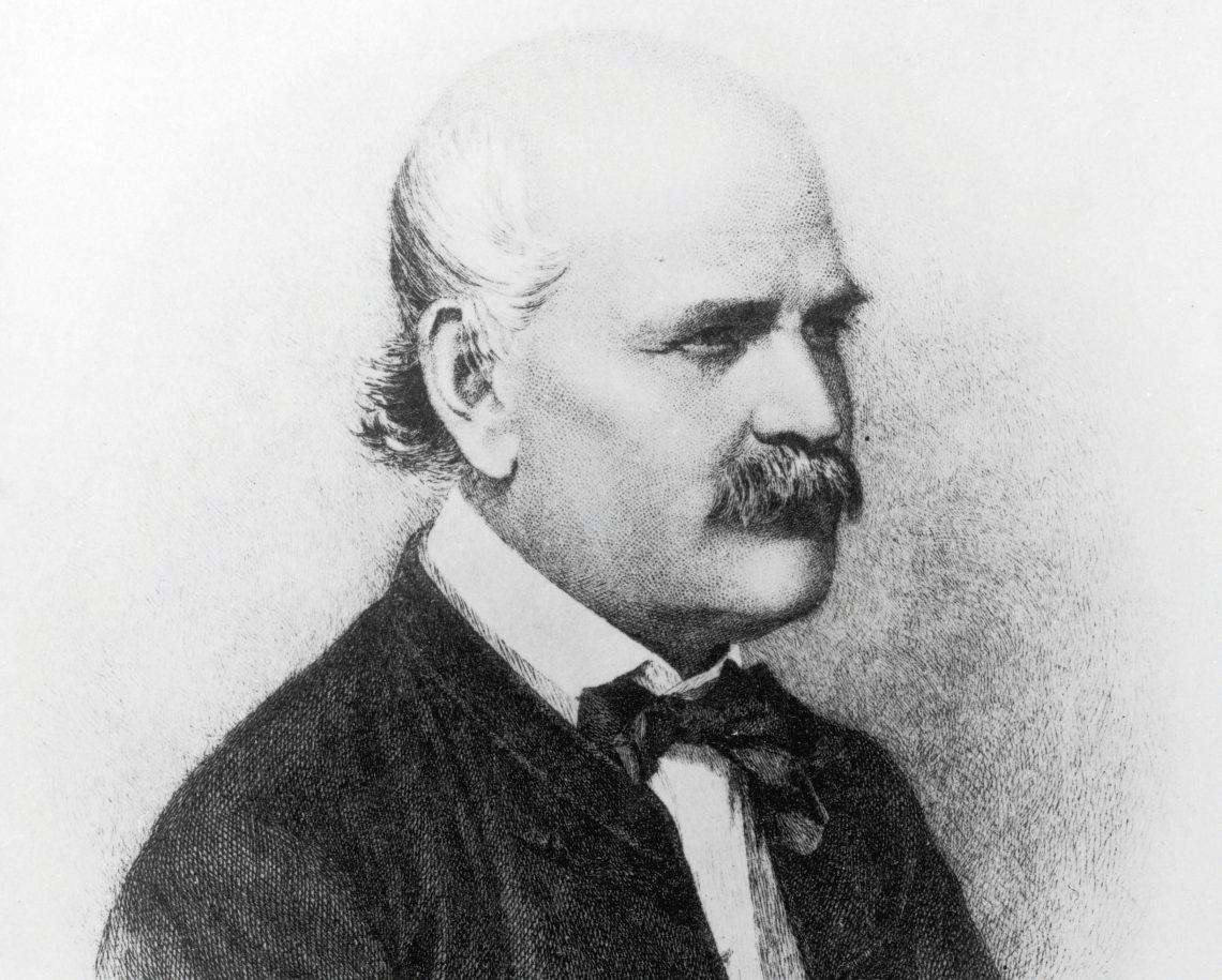 Porträt von Ignaz Semmelweis.