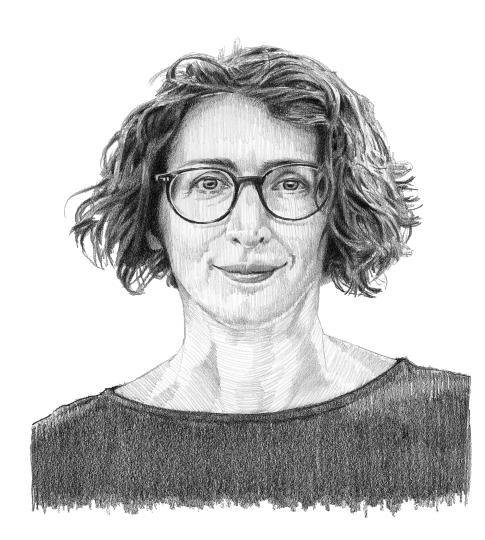 Eine Illustration, die Mirta Galesic zeigt