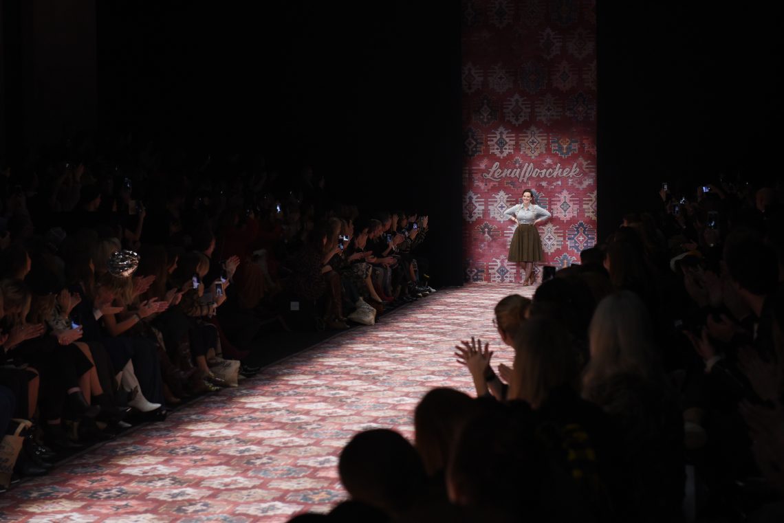 Lena Hoschek bei der Berlin Fashion Week Autumn/Winter 2019.