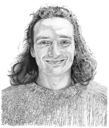 Portraitzeichnung von Peter Steiglechner.